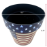 8.5" American Flag Planter