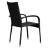 Wicker Stackable Chair Set of 6