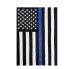 Thin Blue Line Embroidered Garden Flag