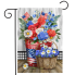 Red, White and Beautiful Garden Flag