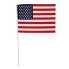 30.5" American Flag on Plastic Pole