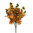 19" Yellow Masterwart Bush w/Orange & Red Leaves