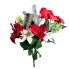 19" Christmas Poinsettia Mixed Bush