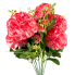 19" Hydrangea & Daisy Bush - Coral