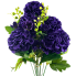 19" Hydrangea & Daisy Bush - Purple
