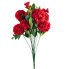19" Hydrangea & Daisy Bush - Red