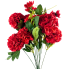 19" Hydrangea & Daisy Bush - Red
