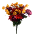 25" Burgundy and Gold Mixed Dahlia Sunflower Bush