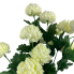 17" White Mum Bush Flower