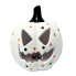 Ceramic Confetti LED Strobe Light-up Pumpkin - Pointed Eyes