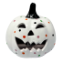 Ceramic Confetti LED Strobe Light-up Pumpkin - Rounded Eyes