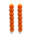 9.5" Wax Pumpkin LED Candles