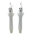 9.5" Wax Ghost LED Candles