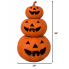 3-Stacked Metal Pumpkins