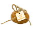 3" Ceramic Rustic Pumpkin w/ Tag - I Love Fall