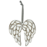 5" Wooden Angel Wings Ornament