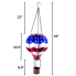 Hot Air Balloon Solar Lantern - American Flag
