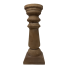 14.5" Wooden Candle Holder