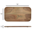 Rectangle Acacia Wooden Serving Platter