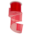 2.5" x 10yd Red Sheer Ribbon