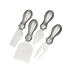 Prodyne Set of 4 European Stainless Steel Gourmet Cheese Knives