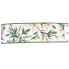 2.5" x 10yd Magnolia Ribbon w/ Green Edge