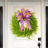 30" Bead Grass Wreath w/ Spring Bow