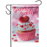 Cupcake Of Love Lustre Garden Flag