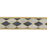 1.5" x 10yd Blue & Gold Diamond D'Lux Ribbon