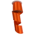 4" x 10yd Orange Satin D'Lux Ribbon