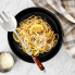 Matte Black Stoneware Dinner Bowl