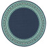 Meridian 9650B Round Outdoor Rug