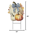 Blue and White Pumpkins Metal Art