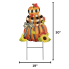 Happy Fall Pumpkin Stack Metal Art
