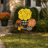 Harlequin Mums Metal Art