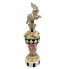 17" Resin Prancing Bunny Finial