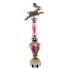 24" Resin Prancing Bunny Finial