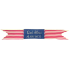 44" God Bless America Stripe Banner