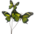 28" Grand Summer Butterfly Spray - Green