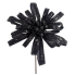 18" Glitter Spooky Blossom Spray- Black