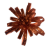 18" Glitter Blossom Spray- Orange