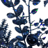 18" Blue Glitter Ball Berry Spray