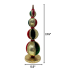 17.5" Sequin & Velvet Sequin Finial