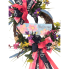 45" Coral & Blue Welcome Wreath