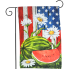 Patriotic Watermelon Garden Flag