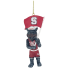 4" NC State Ornament