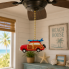 Retro Red Surf Wagon Ceiling Fan Pull