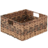Brown Ombre Woven Storage Bin