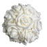 7.5" Rose Ball- White