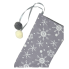 18" Gray w/ Snowflakes Stocking